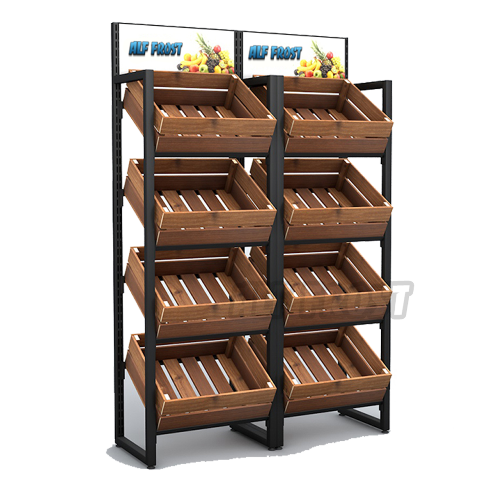 2 Fruit Display Stand dark alf