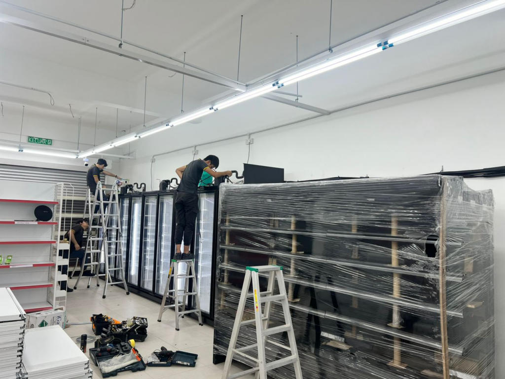 Asia Mart Chiller Install